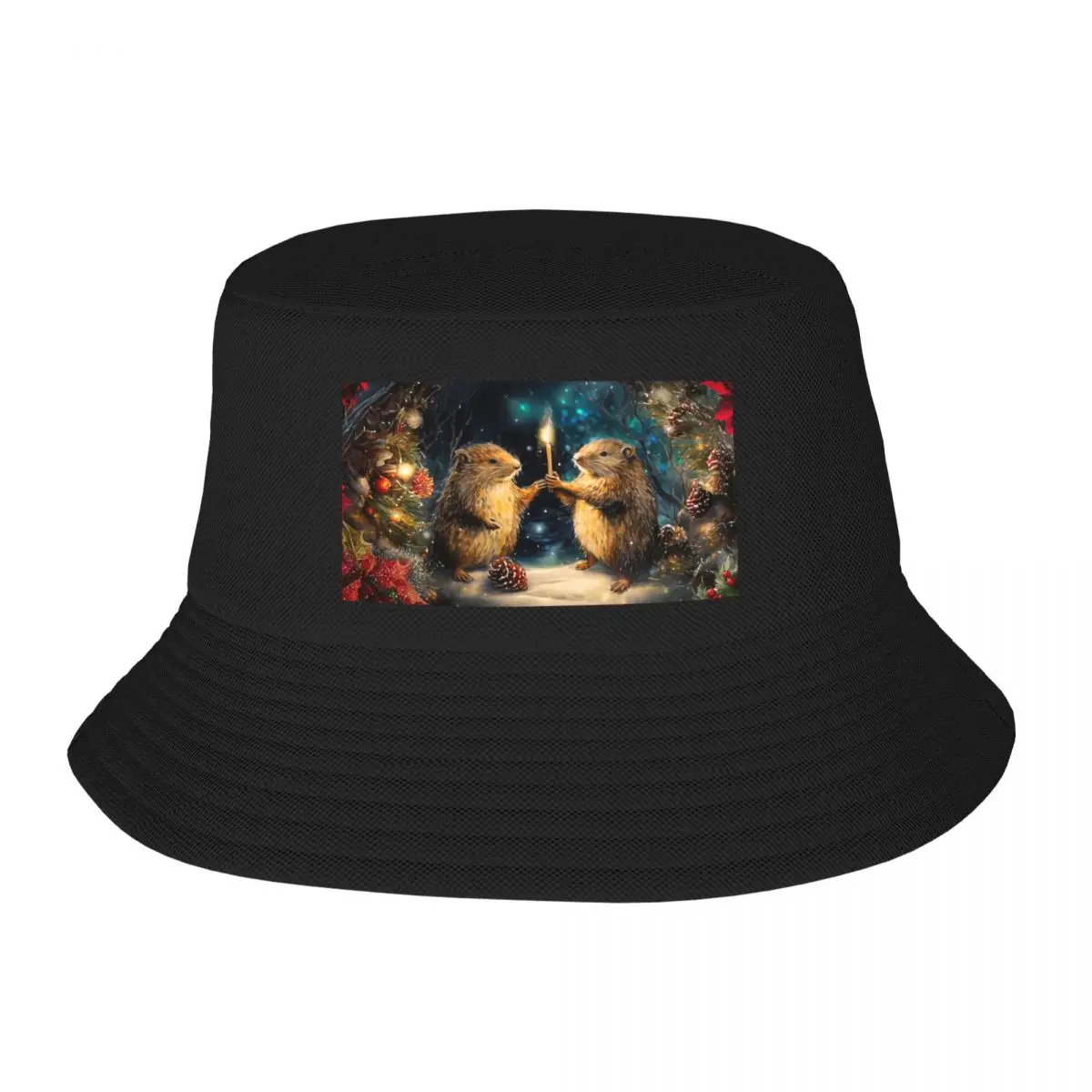 

Silent Night Bucket Hat Hats Baseball Cap cute Bobble Hat Golf Wear Men Women's