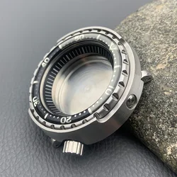 47mm Mod Tuna Canned Watch Case Crown at 4.1Fits NH35 NH36 7S 4R Automatic Movement 20ATM Waterproof Men Diving Watch Cases