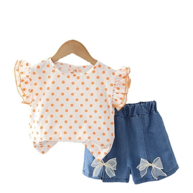 

New Summer Baby Clothes Suit Children Girls Fashion Cute T-Shirt Shorts 2Pcs/Sets Toddler Casual Costume Infant Kids Tracksuits