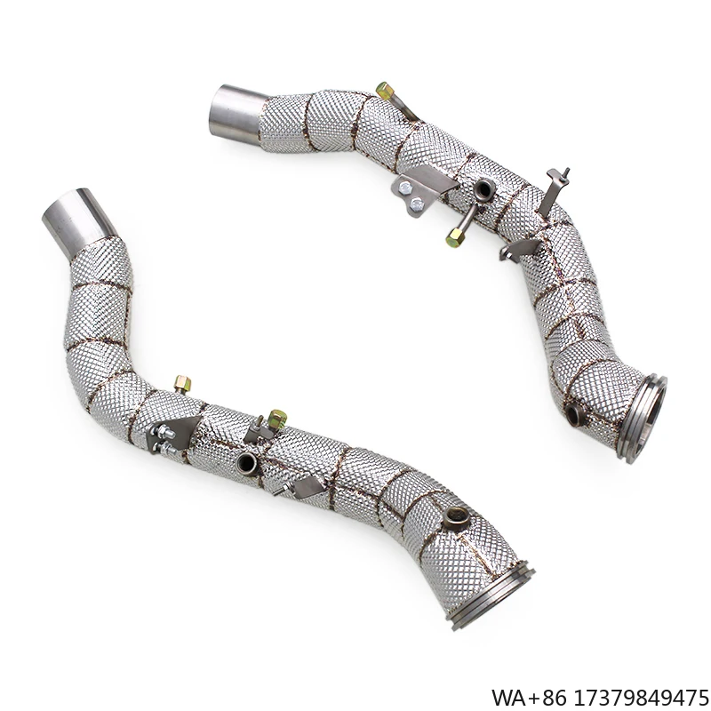 

OEM Stainless Steel Downpipe for Maserati Levante Modena 3.0T 2016-2024 Straight Header Free Flow Exhaust Pipes With OPF
