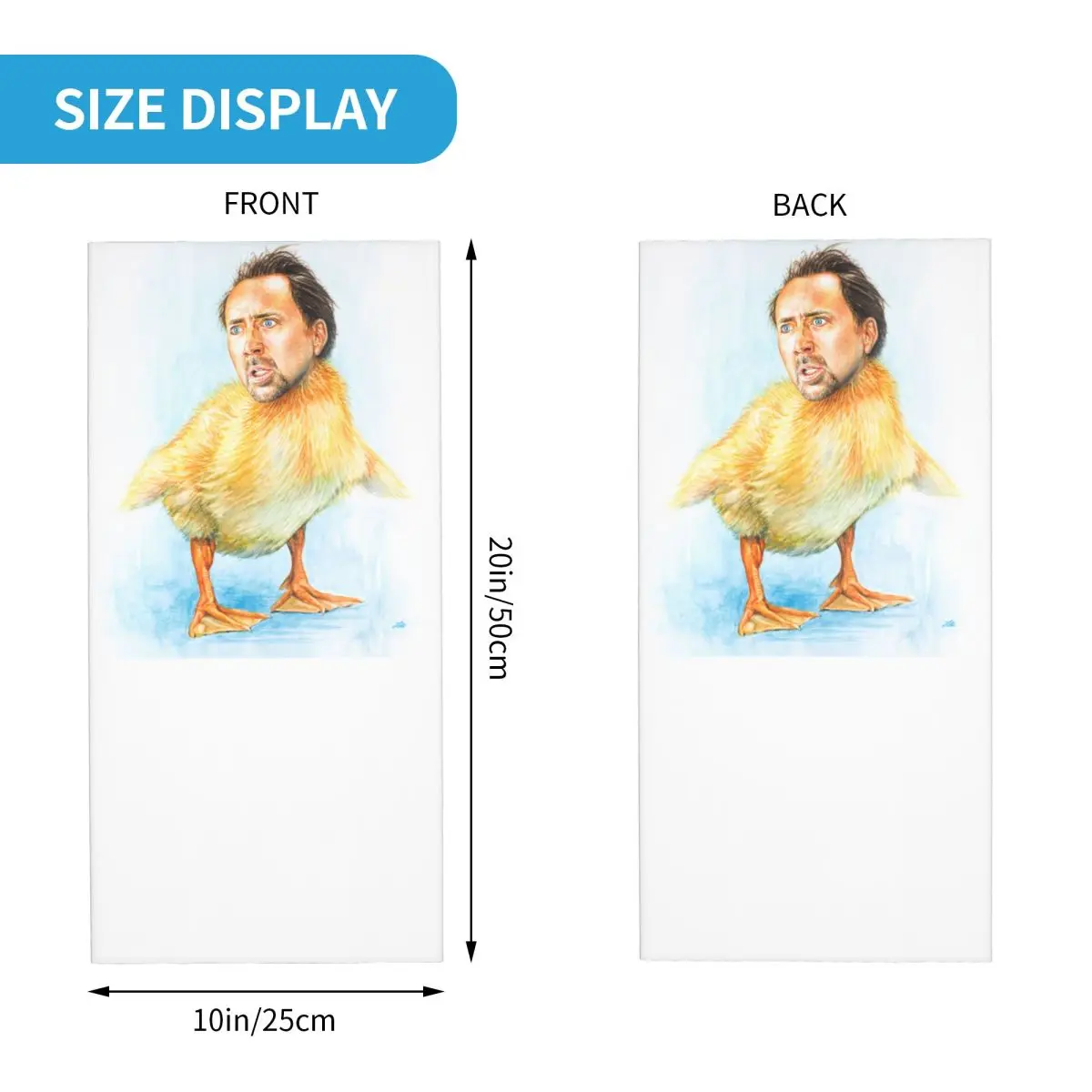 커스텀 니콜라스 케이지 버드 밈 반다나 겨울 넥 워머 남성용 방풍 랩 페이스 스카프 스키 게이터 헤드밴드