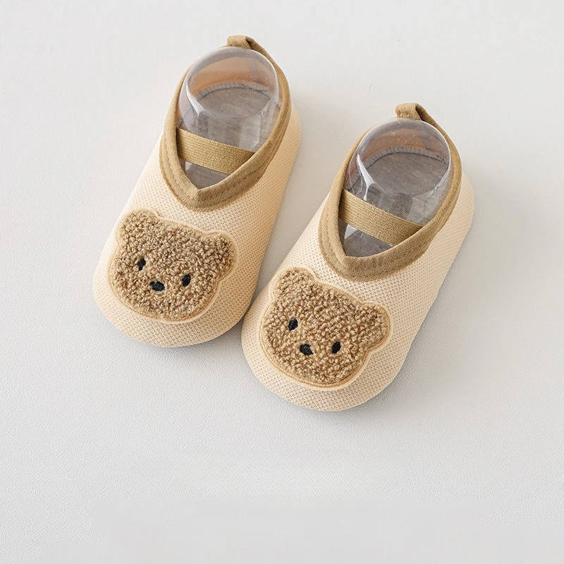 New Spring Summer Cute Cartoon Infant Baby Sock Shoes Children with Soft Soles Anti Slip Girl Boy Toddler Floor First Walkers