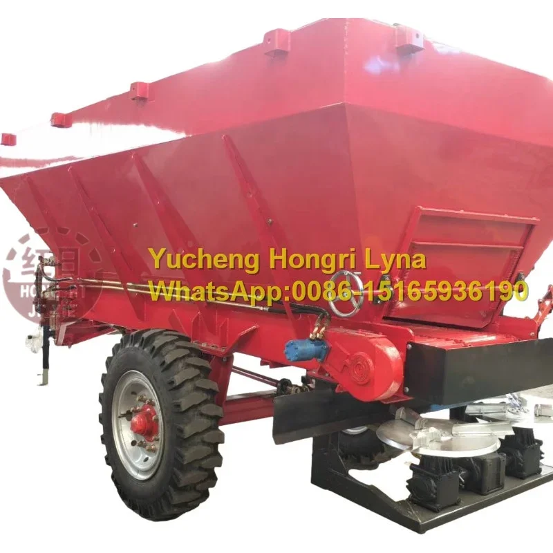 Farm equipment tractor trailed truck manure spreader for sale