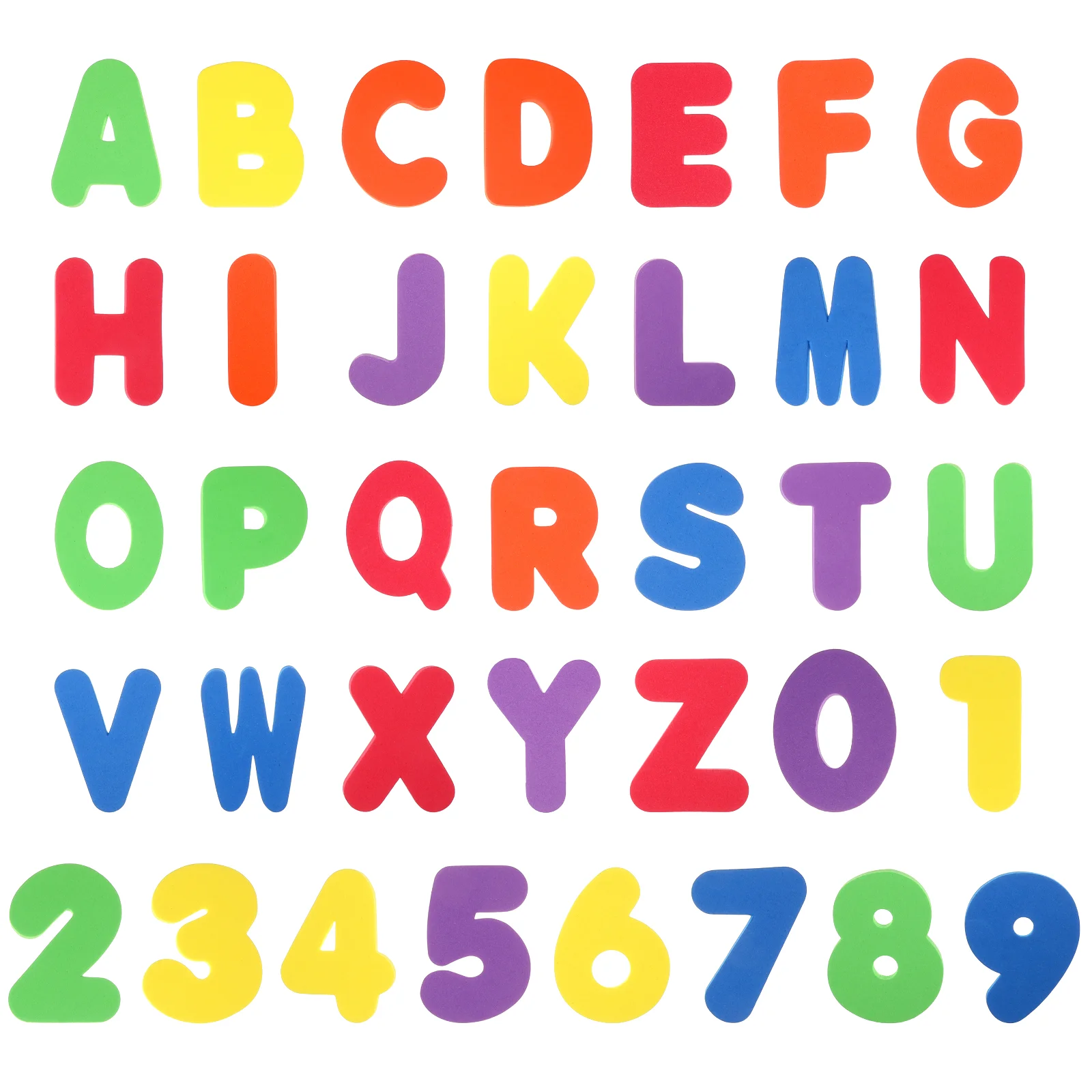 36 Pcs Bath Stickers Number Toys for Children Educational Letter Learning Numbers Kids