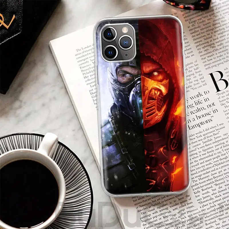 Mortal Kombat Cover For iPhone 16 15 14 13 12 11 Pro Max Apple Phone Case X XS 7 Plus 8 + Art Customized Print Shell 11 14 13 Pr