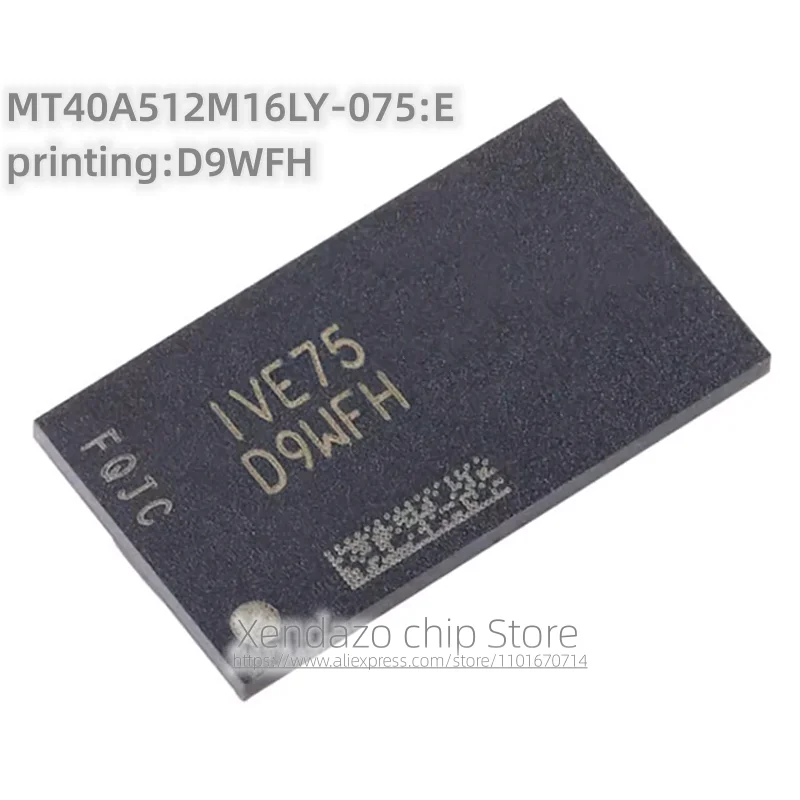 

2pcs/lot MT40A512M16LY-075:E printing D9WFH FBGA-96 package Original genuine 8Gb DDR4 SDRAMN memory chip