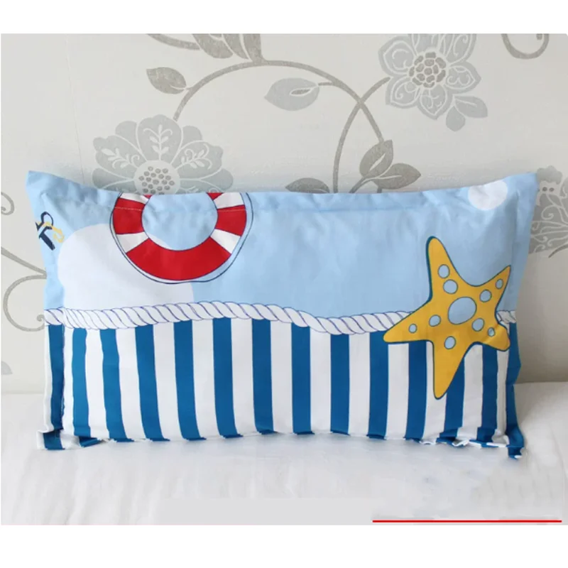 Taie d'oreiller pour enfants avec motif imprimé de dessins animés mignons, taie d'oreiller universelle pour garçons et filles, housse de protection pour oreiller de lit pour bébé