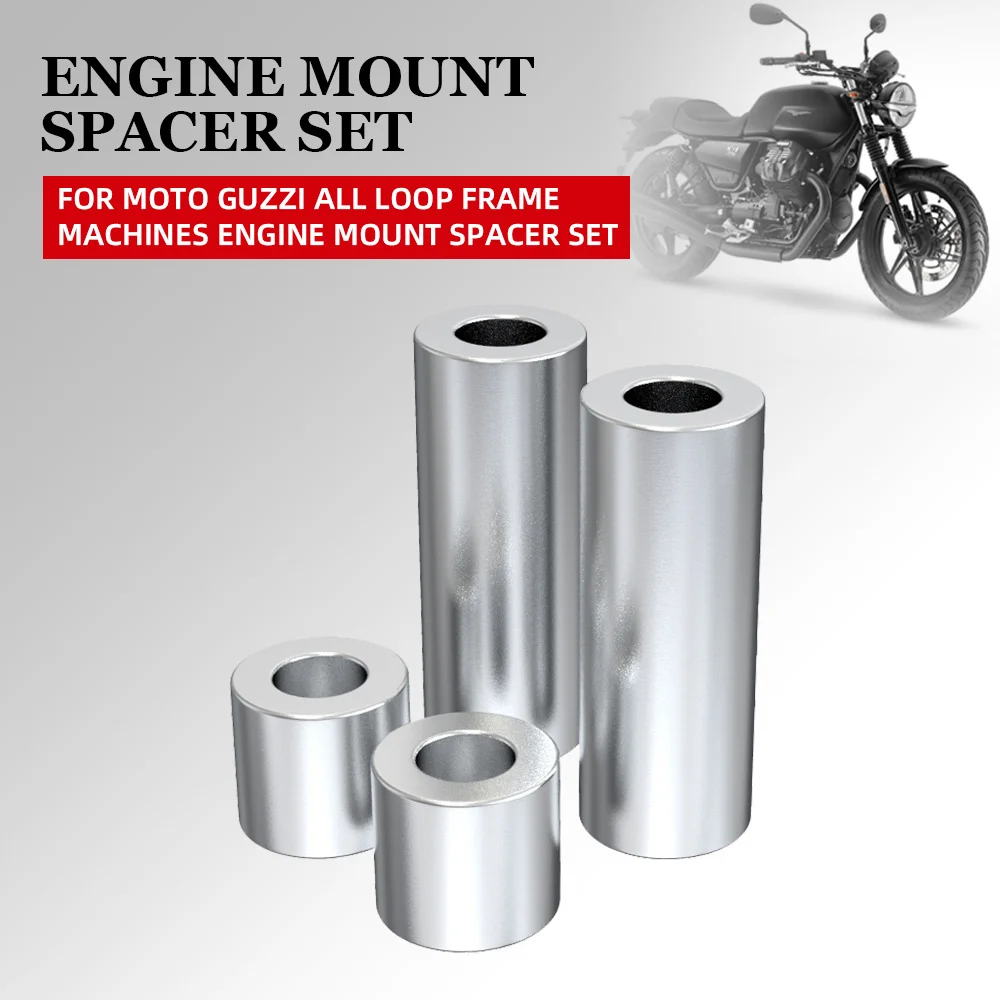 

FOR Moto Guzzi all loop frame machines Engine Mount SPACER SET STAINLESS 850 750 Eldorado Ambassador