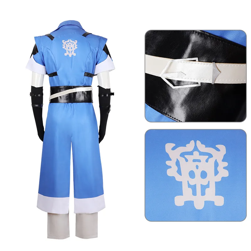 Richter Belmont Cosplay Men Costume Game Castlevania Top Pants Set Male Clothing Outfits Fantasy Halloween Carnival Party Suit