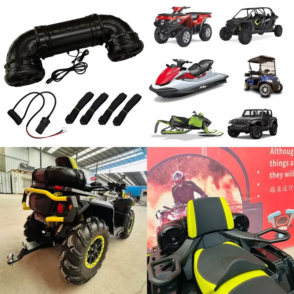 【Daria Auto Parts】 ATV Speaker System 6.5 Inch Speakers 1 Inch Tweeters Built-in Amplifier Multi-Color OEM DBS6576BT