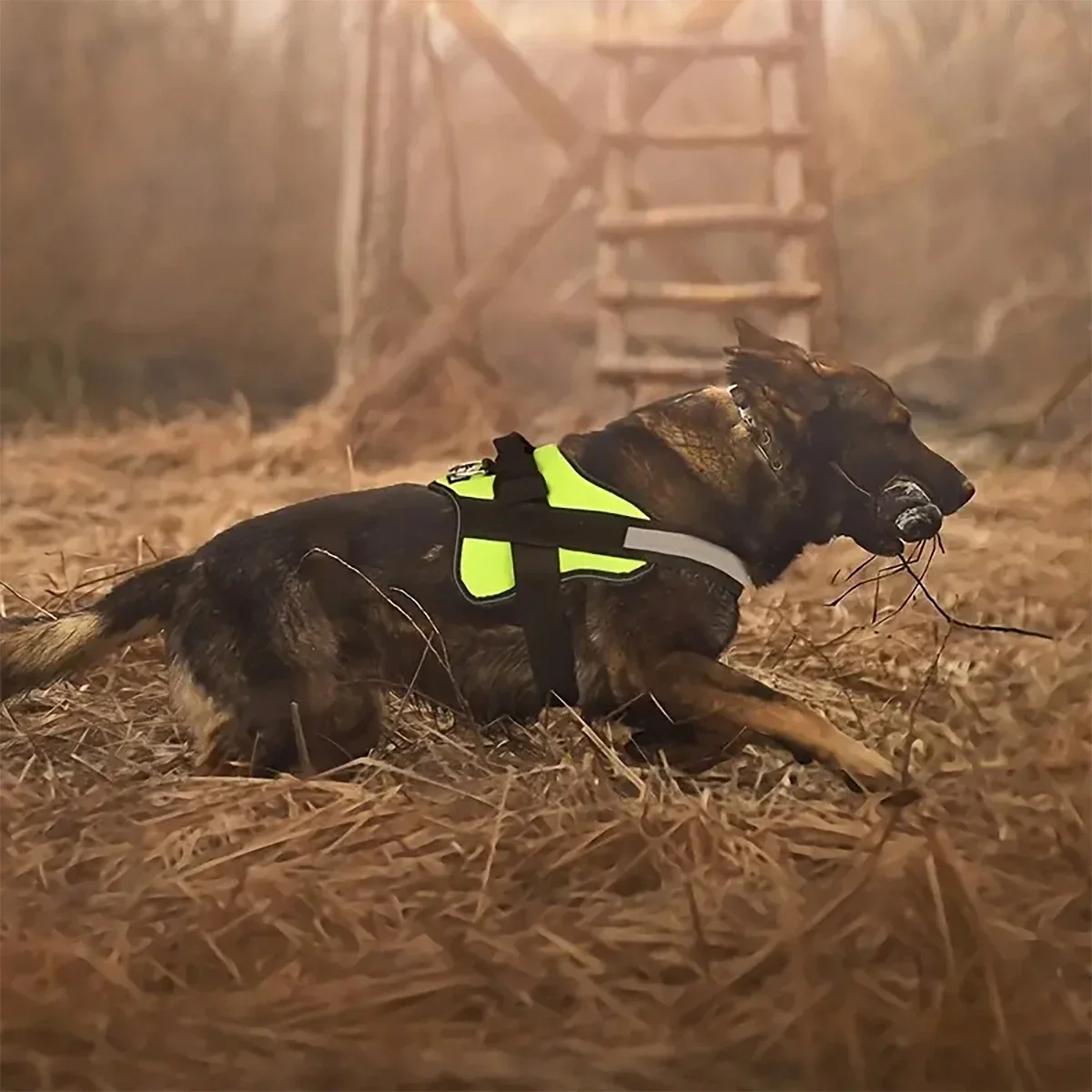1 set-Adjustable Dog Harness Pet Harness Reflective Breathable Vest For Small Large Dog NO PULL Accessories Training Supplies