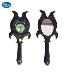 Maleficent animation peripheral creative cartoon character handheld makeup mirror girl heart portable makeup mirror holiday gift