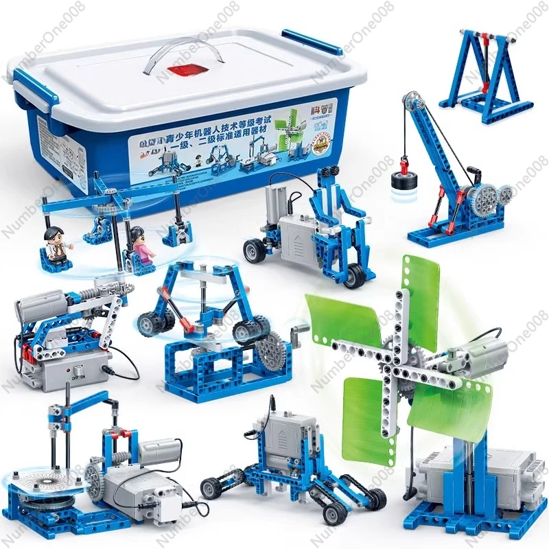 

Combination Engineering Toy for Kids - STEM Education for Boys & Girls, Learn Gears & Robotics with Programmable Robot