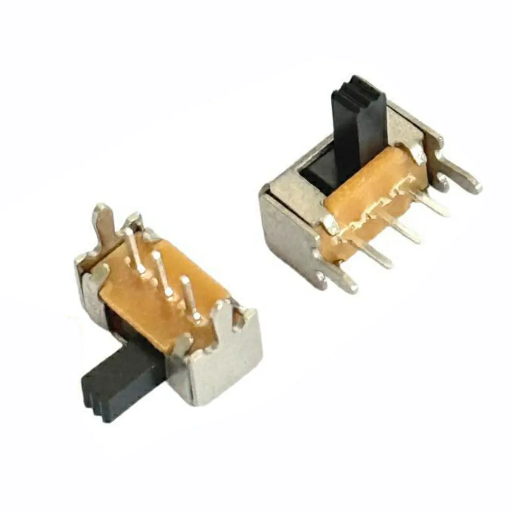 10-50Pcs SK12D07 Toggle switch 3Pin PCB 2 Position 1P2T SPDT SK12D07VG4 Handle height 4mm Miniature Slide Switch Side Knob