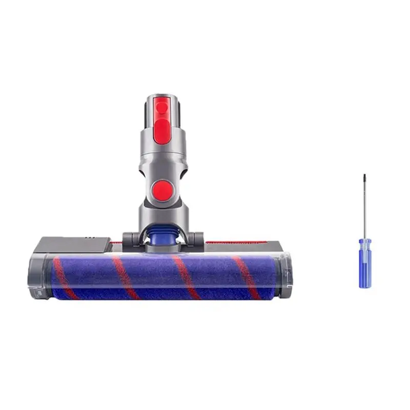 

БОЛЬШО! Мягкая роликовая щетка для Dyson V10 Digital Slim/SV18/V12, тонкие беспроводные пылесосы, детали для паркетного пола
