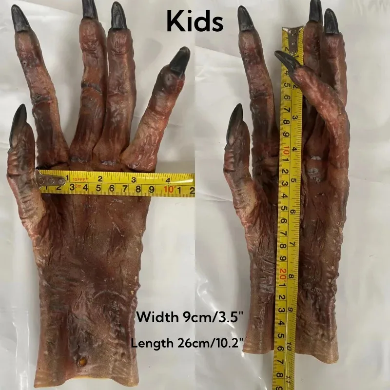 Rotting غيبوبة العظام الأيدي الاطفال هالوين الرعب غيبوبة الأيدي الهيكل العظمي قفازات الوحش الأيدي مخيف الكبار هالوين تأثيري الدعائم