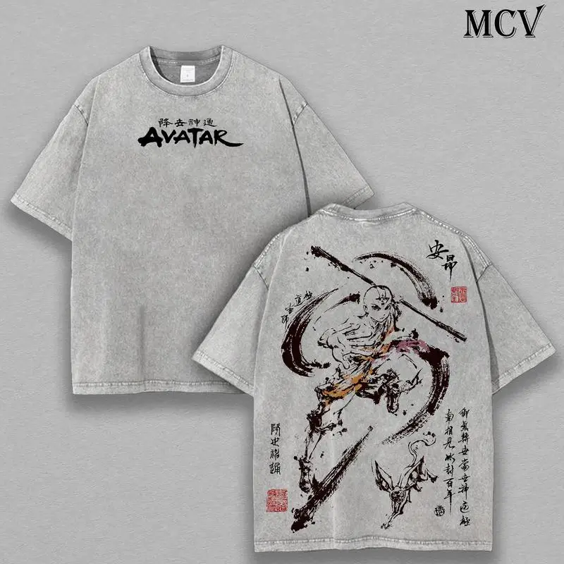 

Aang Shirt, Avatar the Last Airbender Shirt, Animated Shirt, Vintage T-Shirt Menswear Top Underwear Tshirt The Last Air Nomad -
