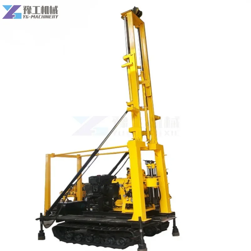 Mutifunctional Water Well Drill Rigs Machine Crawler Type Core Drill Rig Geological Exploration Sample Drilling Rig for France