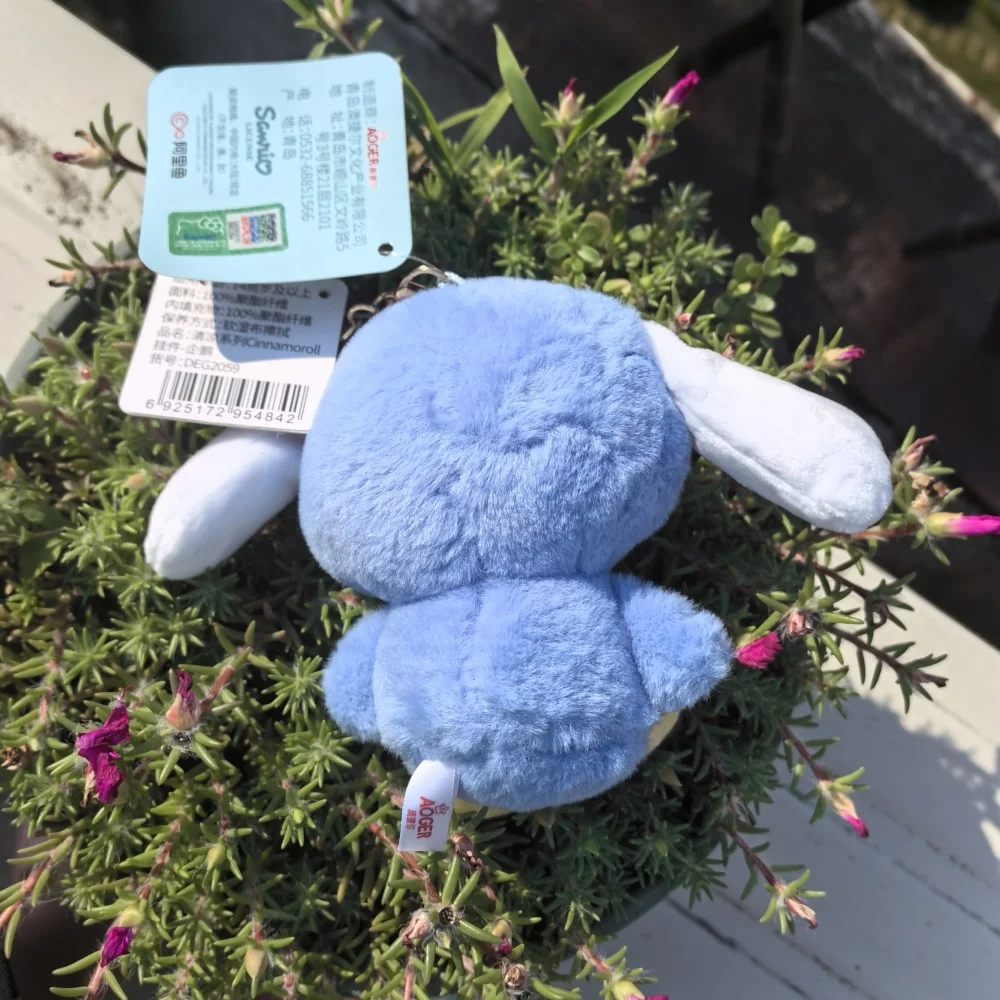 Sanrio Pochacco Cinnamoroll Cartoon peluche portachiavi ragazze bella borsa zaino auto ciondolo peluche carino portachiavi farcito