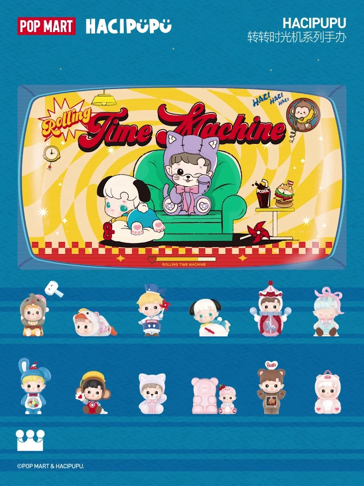 

Authentic Hacipupu Rolling Time Machine Series Blind Box Ideal As A Trendy Pop Culture Gift Or Handmade Art Display