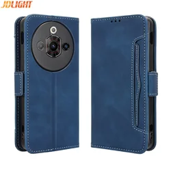 Leather Wallet Case for ZTE Nubia Focus Pro 5G, Magnetic Book Flip Cover, Card Photo Holder, Luxury Mobile Phone Cases