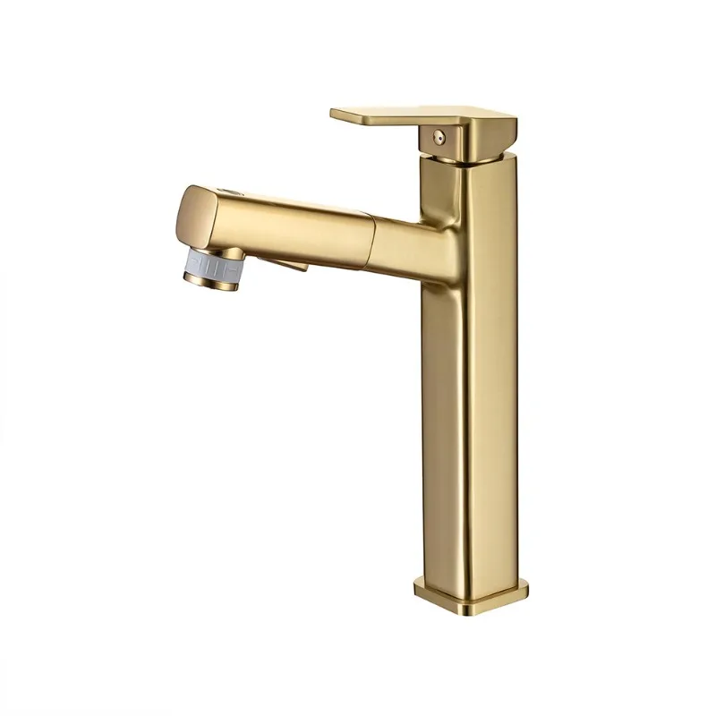 

Multifunctional single handle splash-proof switch water outlet nozzle high all-copper hot and cold water pumping basin faucet