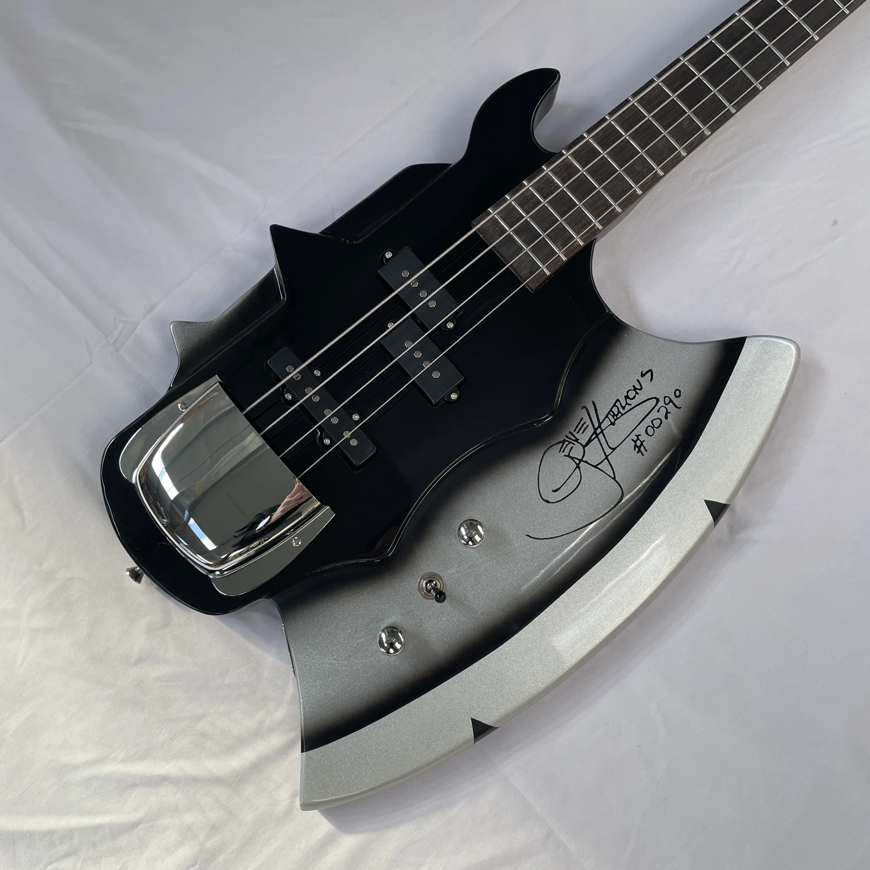 Axe Bass Bass 4 cuerdas Personalizado con firma Body FAST