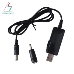 USB Boost Converter DC 5V to 9V 12V USB Step-up Converter Cable + 3.5x1.35mm Connecter For Power Supply/Charger/Power Converter