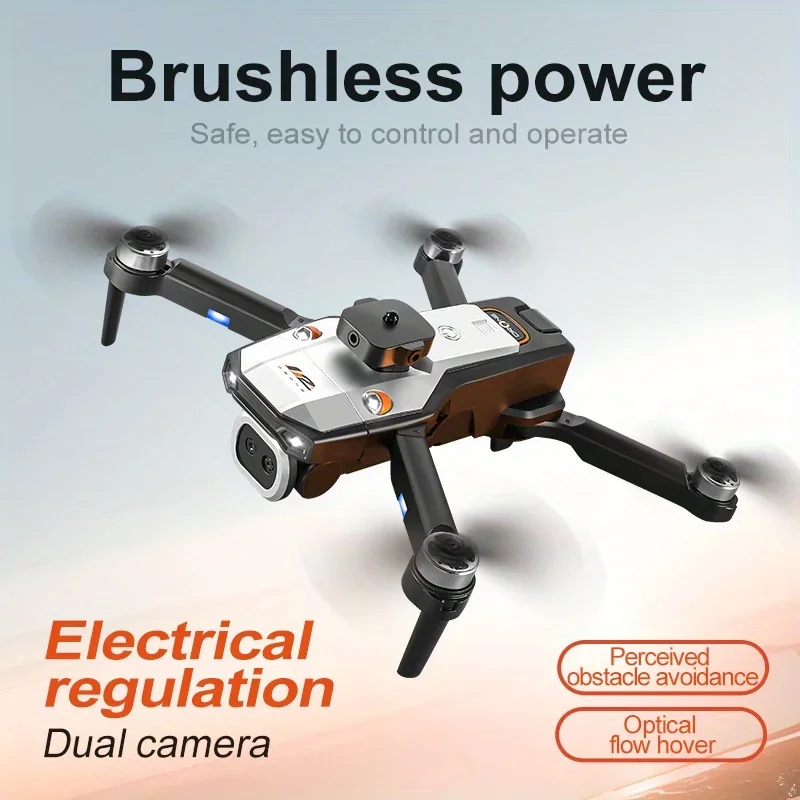 Lu2 drone 4k câmera motorizada dupla + vibração óptica inteligente para evitar obstáculos + voo de ponto de guerra decolagem/retorno de um toque hd vlog