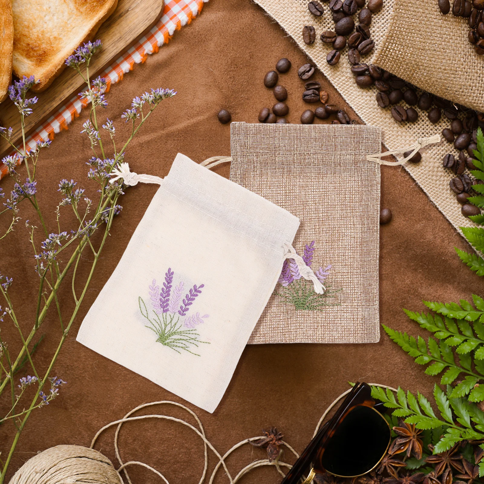 12 قطعة أكياس أكياس الكيس الخزامى الرباط أكياس صغيرة فارغة لحفل زفاف عيد ميلاد لصالح تغليف الهدايا