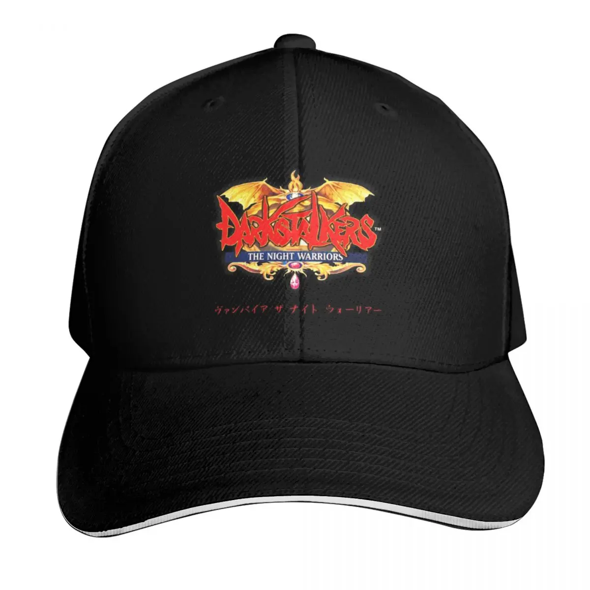 Darkstalkers The Night Warriors Japanese Text Baseball Cap Anime Hat Winter hat Visor Beach Outing For Man Women's