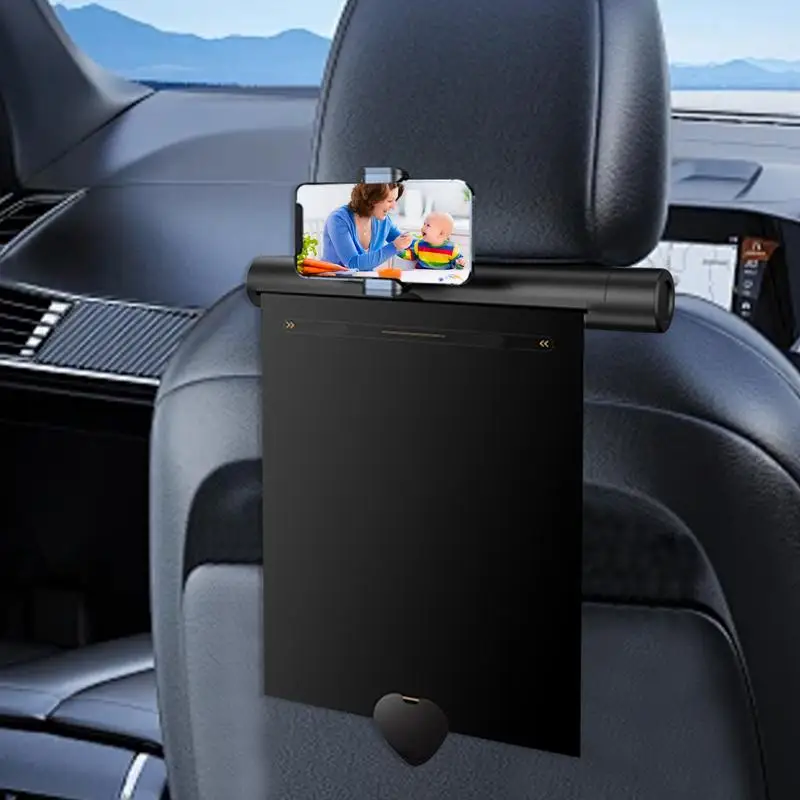 

2в1 автомобильный держатель для телефона, сумка для мусора, портативный роликовый контейнер для мусора с держателем для мобильного телефона на заднем сиденье, принадлежности для автомобиля