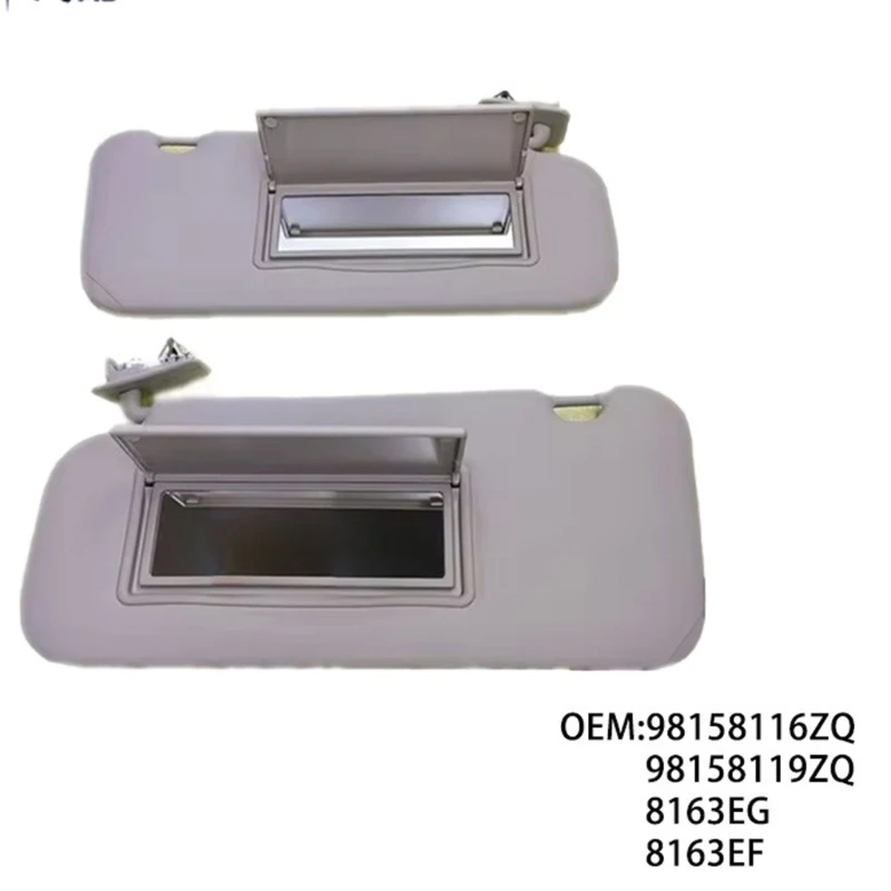 

Car Sun Visor Interior Sunshade For Peugeot 2008 3008 301 308 308S 408 508 For Citroen C5 98158119ZQ, 98158116ZQ