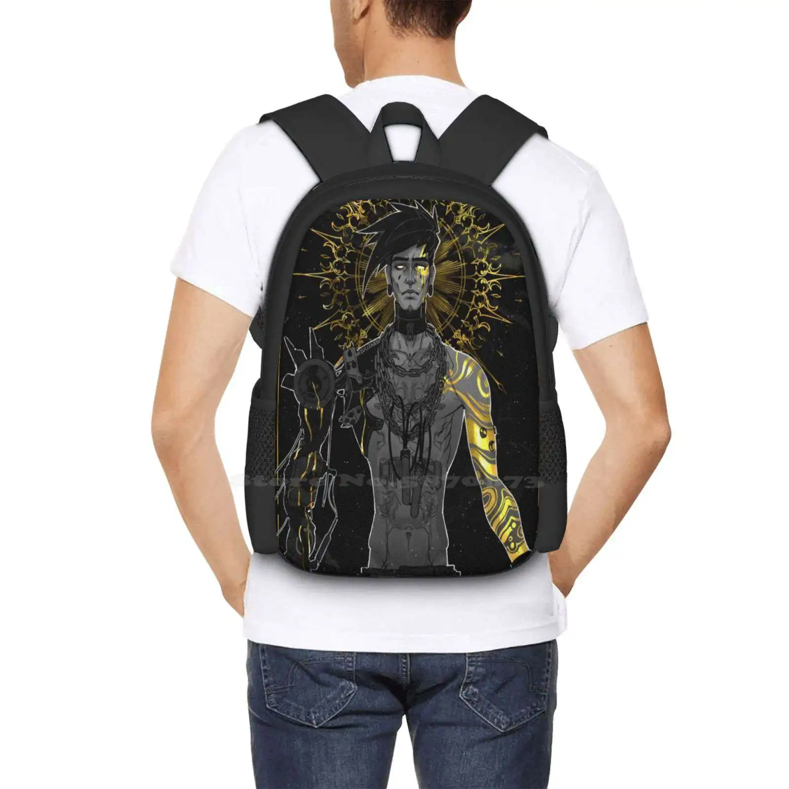 Troy Calypso Moonbright Bag Backpack For Men Women Girls Teenage Troy Calypso Fanart 3 Fanart Calypso Twins