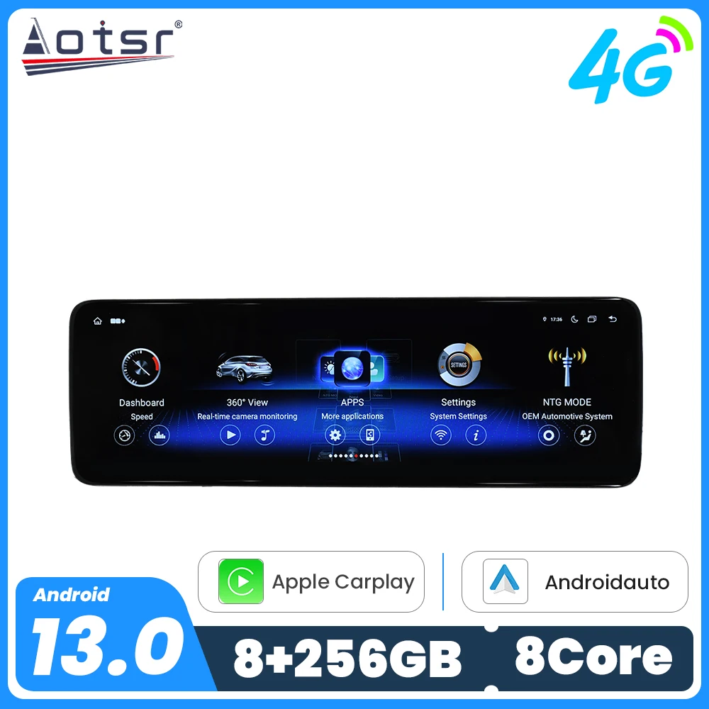 14.9'' Android 13 for Mercedes-Benz GLS 12-13 Touch Car Screen Navigation Carplay Car Radio DSP BT Multimedia Player 4G GPS TV