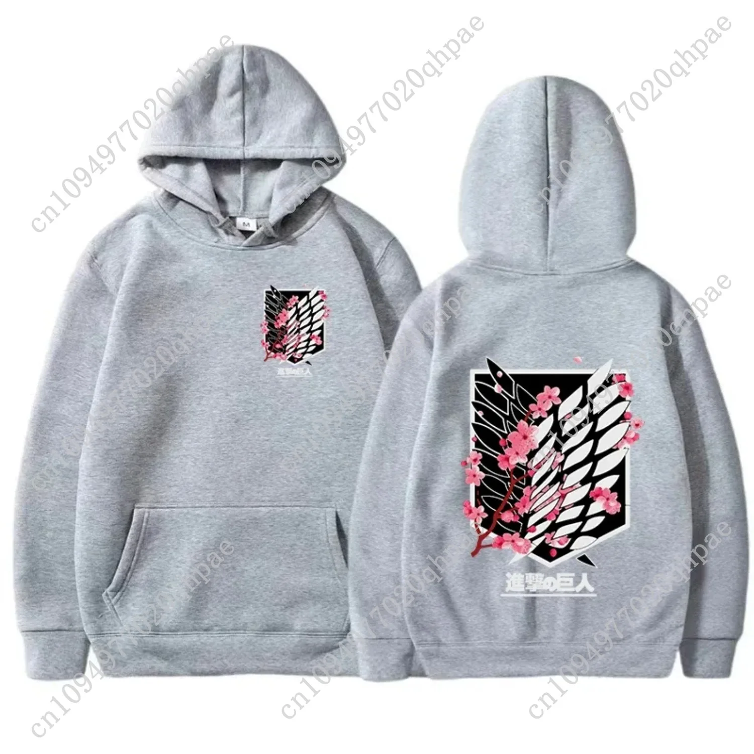 2024 ربيع الخريف جديد هودي أنيمي هوديي الرجال موضة الدافئة البلوز الرسم المطبوعة الهيب هوب هوديس ملابس الشارع الشهير غير رسمية