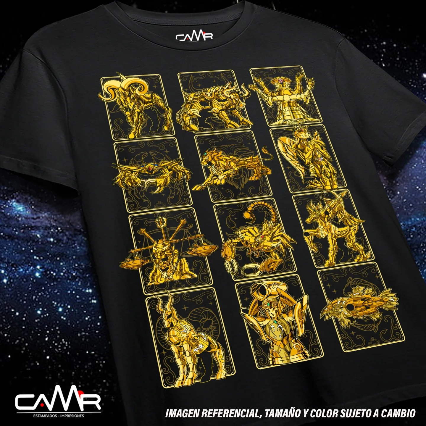 

Saint Seiya T-shirt knights Of the Zodiac Anime Shirt