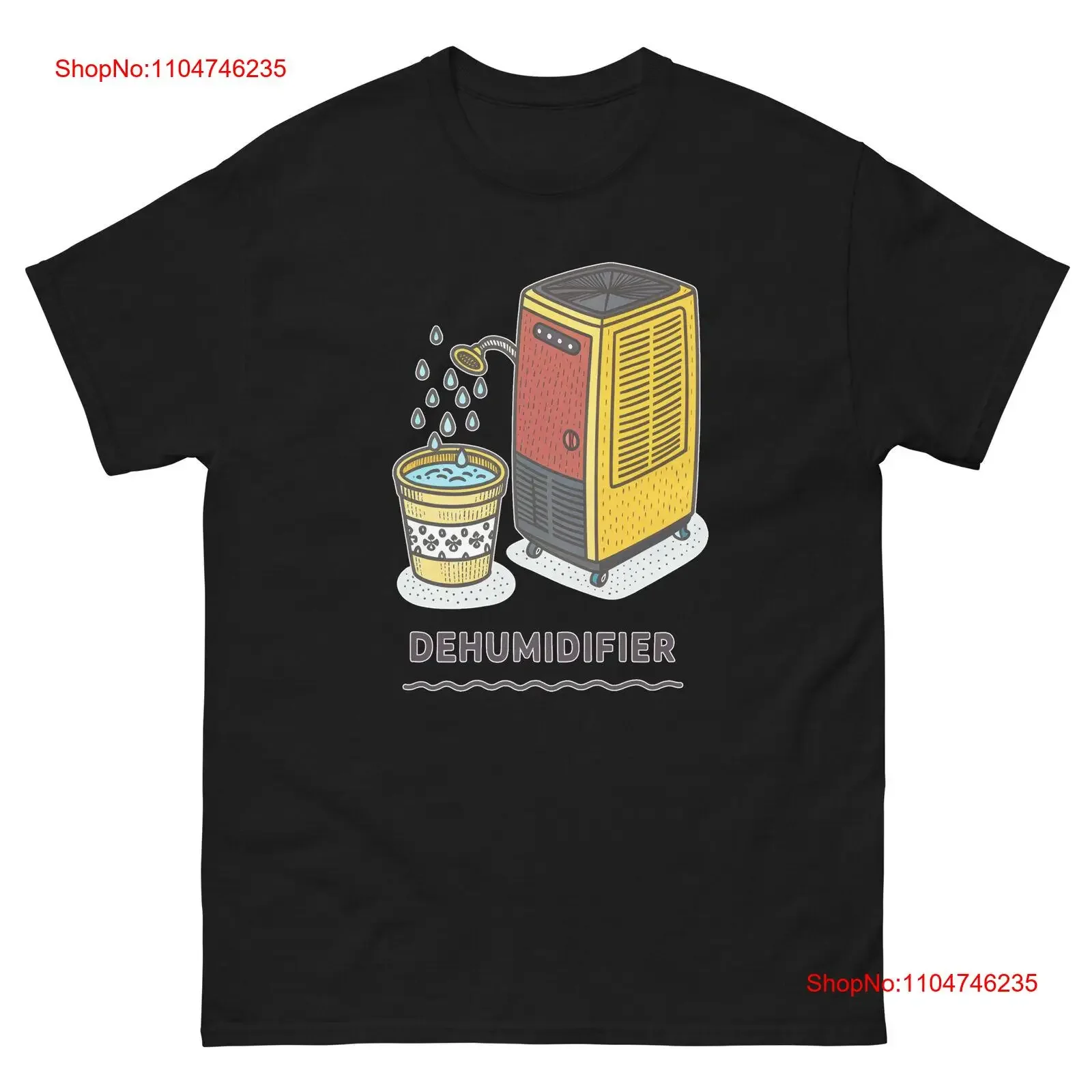 Dehumidifier Home Appliance Electronics T Shirt vintage Washed Stylish Comfortable Top For Everyday Wear Casual homme Stretched