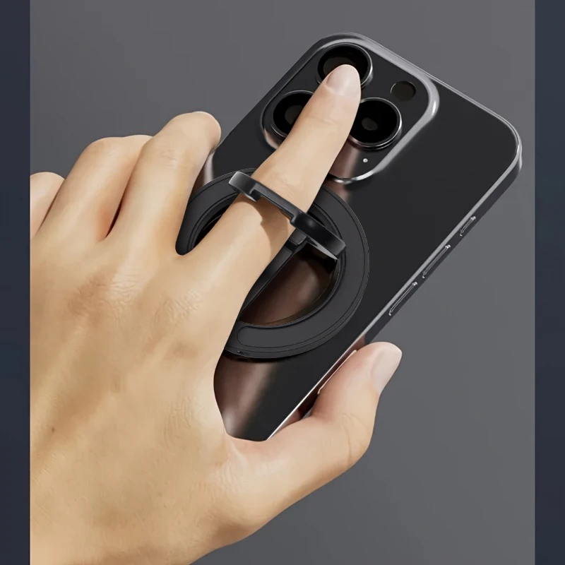 For MagSafe Double Sided Magnetic Phone Ring Holder Portable Folding Cellphones Stand Phone Accessories Support Bracket Grip Tok view 3