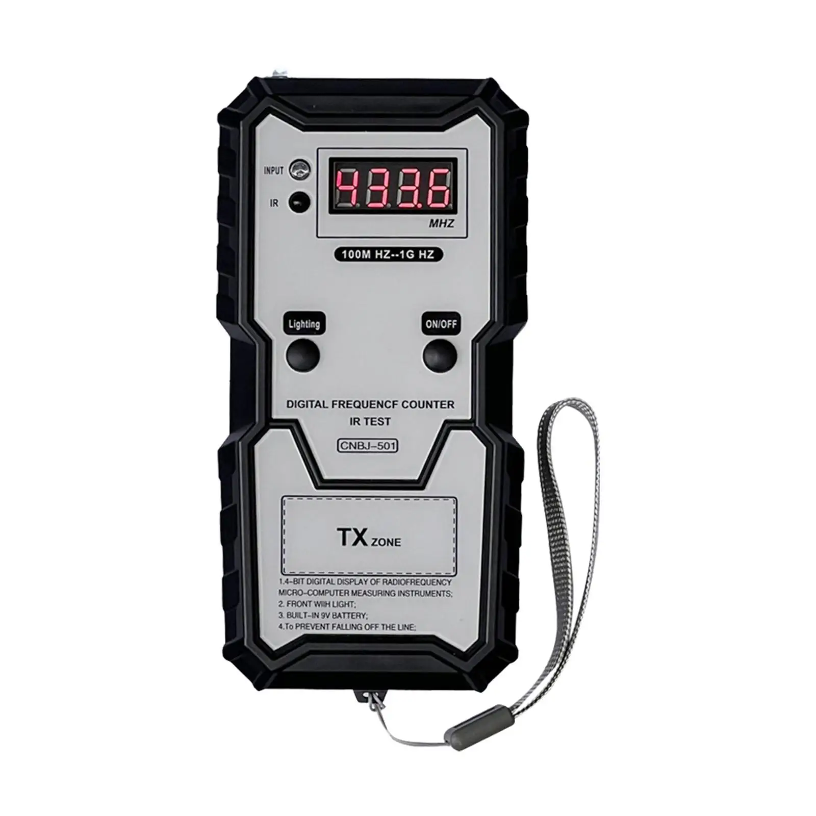 Car Remote Key Infrared Frequency Tester 4-bit Digital Detection Detector