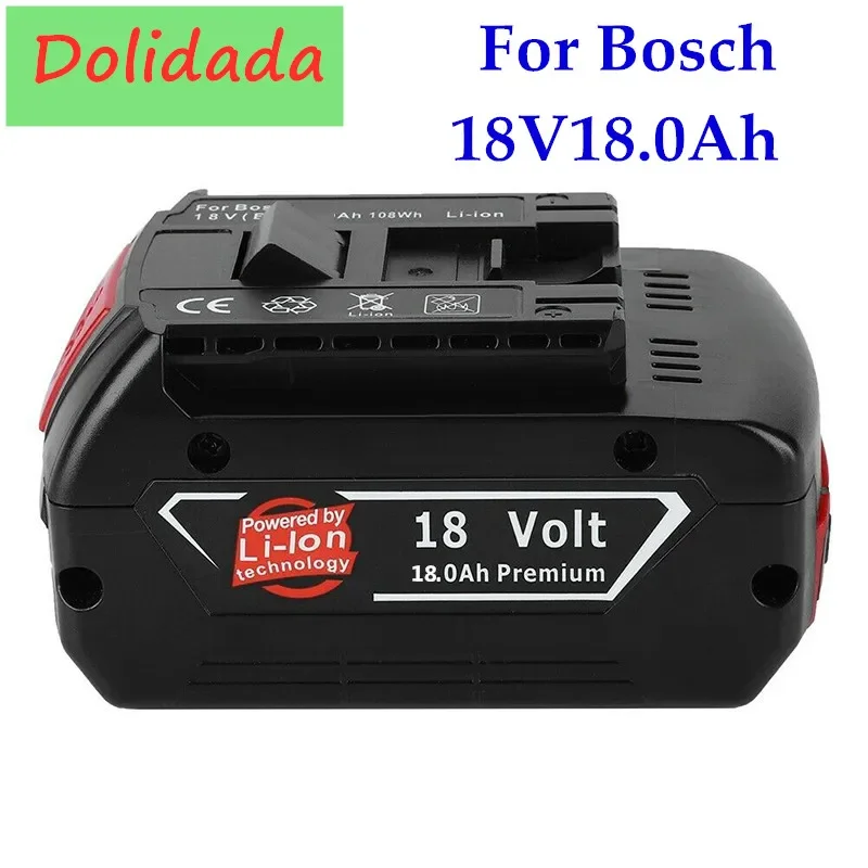 

Bosch 18V new 18V 6000mAh rechargeable battery, suitable for 18V power tool battery 6.0Ah, suitable for Bosch BAT609