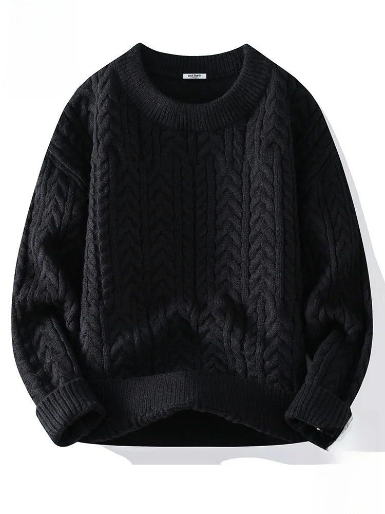 

PaulFrank Large Mouth Monkey Men's Knitted Sweater round Ne Casual Loose Top Warm Autumn Faionable Polyester Fiber