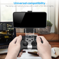 Clip Mount Controller Phone Foldable Clamp Holder Cellphone Stand with Adjustable Bracket for X-Series S/X for Xbox One/S/X