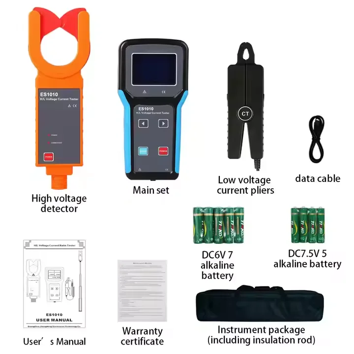 

ES1010 Беспроводной тестер напряжения переменного тока от 0,0 мА до 1200 А от 0,0 мА до 20,00 А с тестером зажимов высокого/низкого зажима