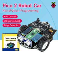 Yahboom Raspberry Pi Pico2 Robot Car Diy Electronic Kit Coding Robot Kit Support MicroPython Programming APP Infrared Control