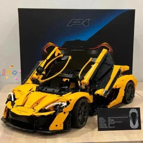 3893Pcs P1 Super Racing DIY Model  Assembly Set Children's Decorations Christmas Birthday Gift