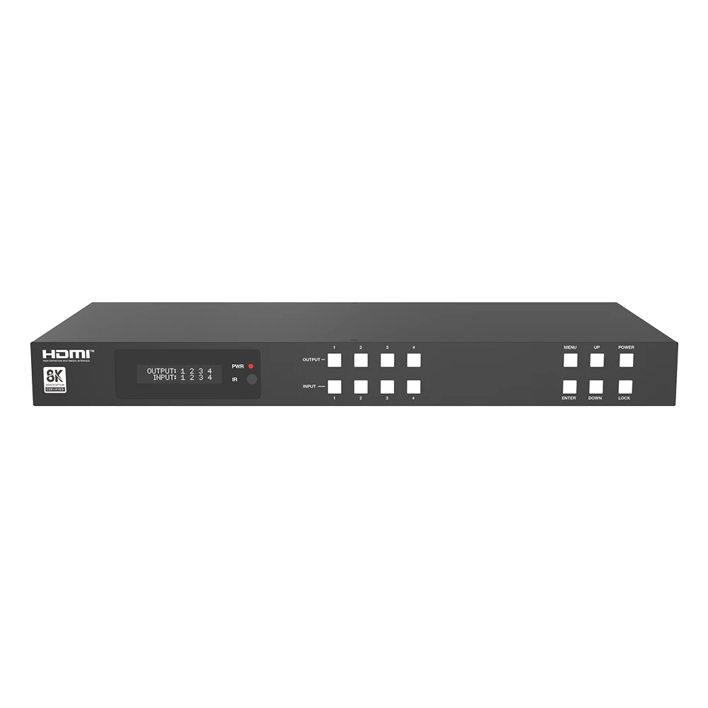 HDMI 2.1 And HDCP 2.3 Compliant 4x4 HDMI Matrix 8K@60HZ