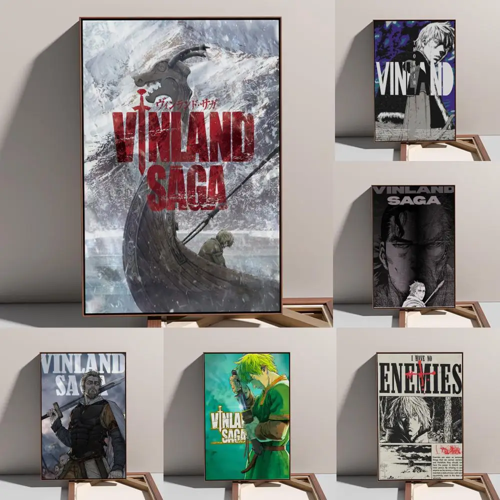 

V-Vinland Saga Poster Prints Oil Painting Mural Living Room Home Decoration Party Evening Cover