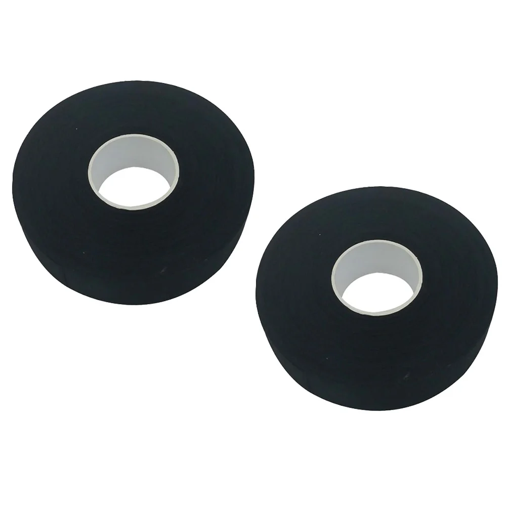 

2Pcs 20m Sports Tape for Hockey Stick Durable Sticky Cotton Waterproof Anti-Slip Wear Resistant Practice Gear Black