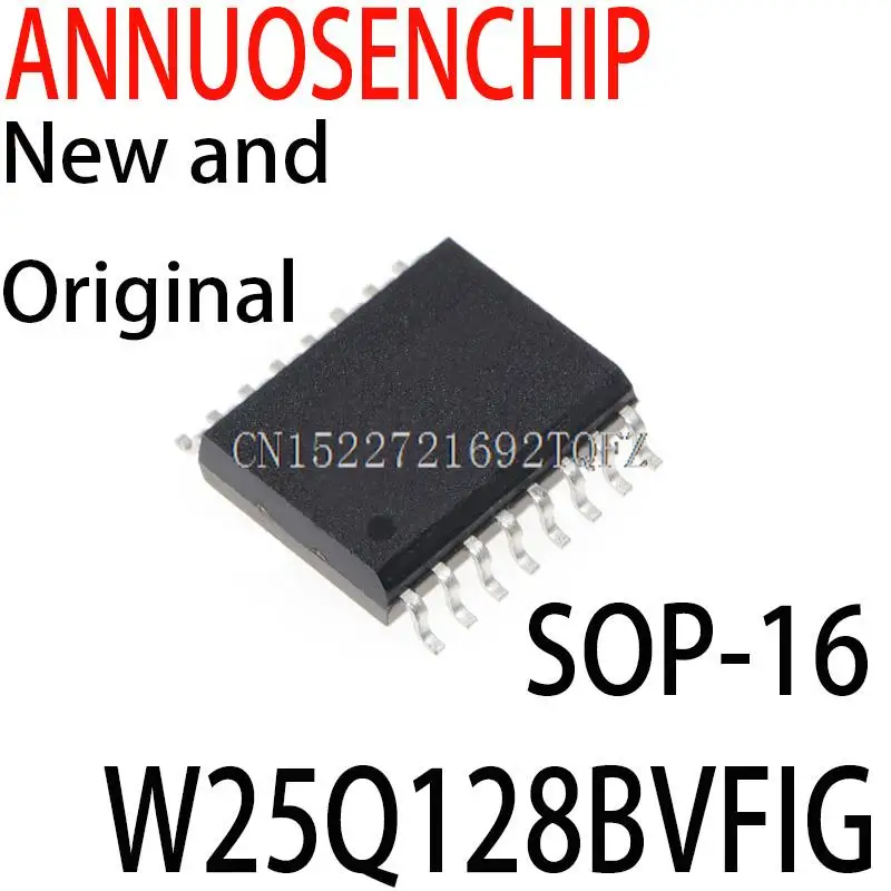 

50PCS New and Original W25Q128 W25Q128BVFG SOP-16 W25Q128BVFIG